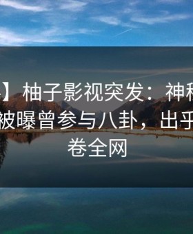 【爆料】柚子影视突发：神秘人在傍晚时刻被曝曾参与八卦，出乎意料席卷全网